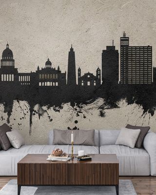 Havana Cuba Skyline Concrete