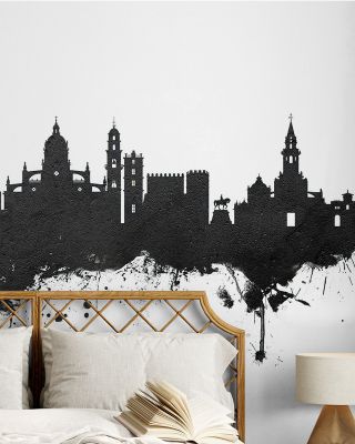Jerez Spain Skyline Black & White