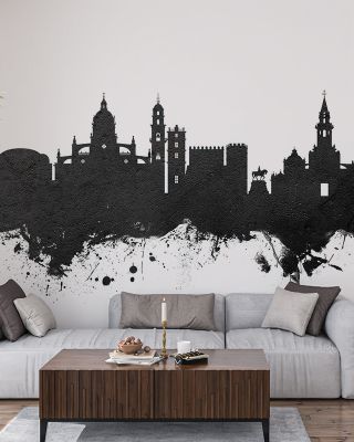 Jerez Spain Skyline Black & White