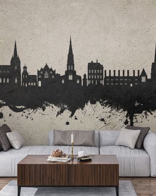 Lichfield England Skyline Concrete Wallpaper