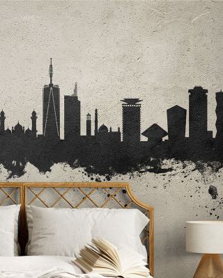 Nairobi Kenya Skyline Concrete Wallpaper