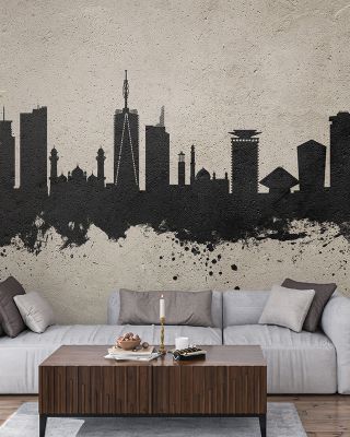 Nairobi Kenya Skyline Concrete Wallpaper
