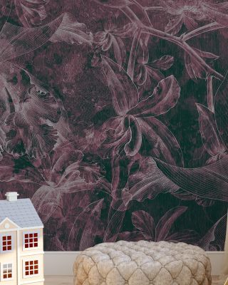 Orchids Sketch Wallpaper