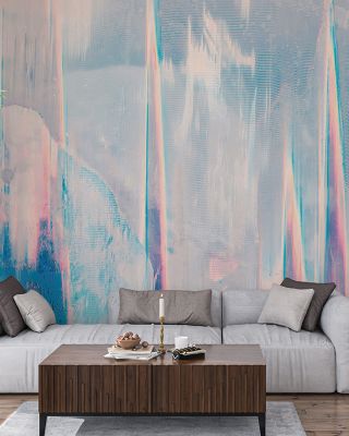 Pastel Glitch Wallpaper