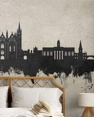 Peterborough England Skyline Concrete Wallpaper