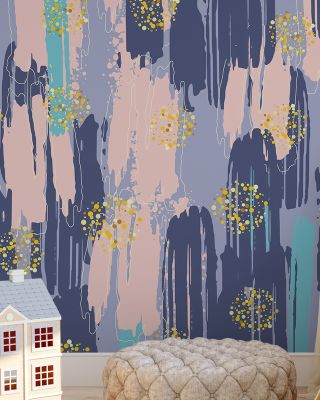 Shape And Splash Wallpaper