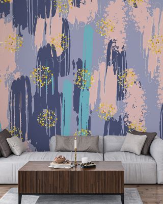 Shape And Splash Wallpaper