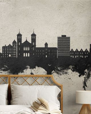 St John's Canada Skyline Concrete Wallpaper