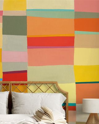 Sunshine Stripes Wallpaper