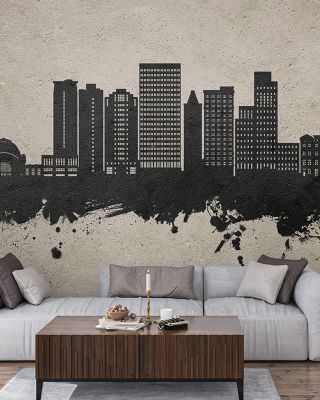 Tacoma Washington Skyline Concrete Wallpaper