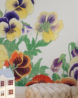 Tanigami Pansy Wallpaper
