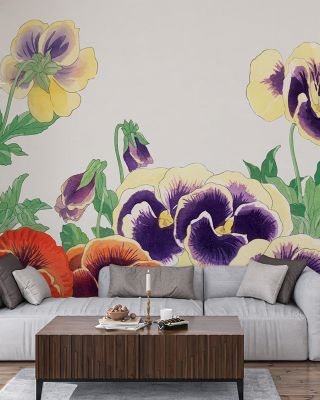 Tanigami Pansy Wallpaper