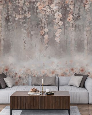Wisteria Beige Wallpaper