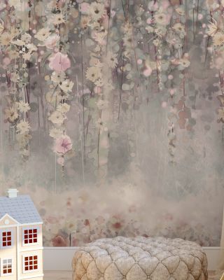 Wisteria Warm Wallpaper