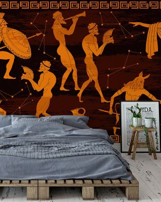 Ancient Greek Mythology Scene Classical Wallpaper