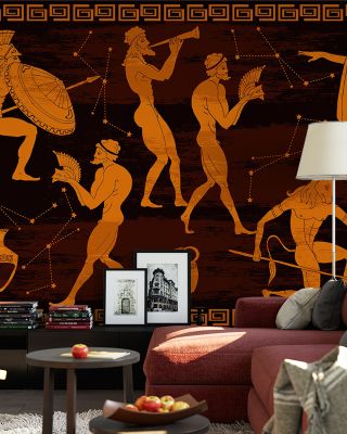 Ancient Greek Mythology Scene Classical Wallpaper