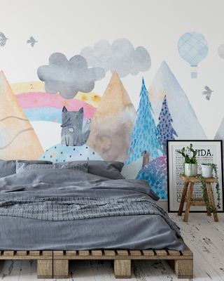 Baby Wolf Forest Wildlife Wallpaper