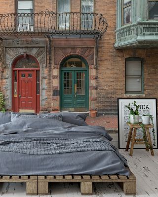 Beacon Hill Doors Urban Charm Wallpaper