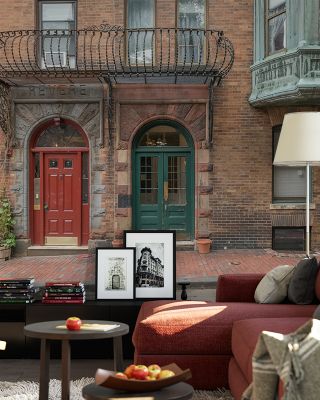 Beacon Hill Doors Urban Charm Wallpaper