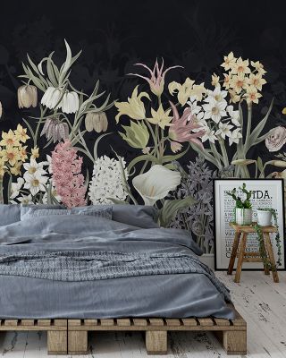 Happy Spring Flowers Blooming Wallpaper