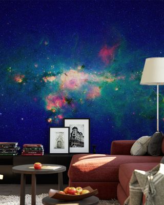 Pink Nebula Cosmic Wallpaper