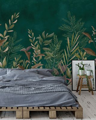 Plants Going Somewhere Botanical Wallpaper