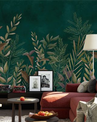 Plants Going Somewhere Botanical Wallpaper