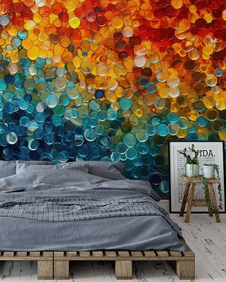 Sliced Minerals Geometric Wallpaper
