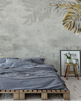 Vintage Concrete Plants Industrial Wallpaper