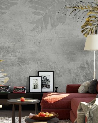 Vintage Concrete Plants Industrial Wallpaper