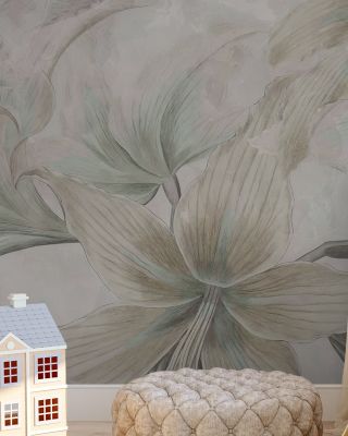 Amarantus Dream Cool Floral Wallpaper