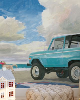 Beach Ride Parking Scenic Wallpaper