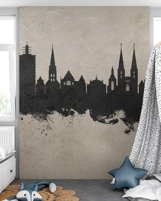 Bielefeld Germany Skyline Concrete Wallpaper