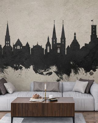 Bielefeld Germany Skyline Concrete Wallpaper