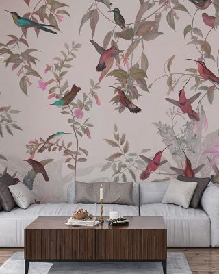 Birds Everywhere Scenic Wallpaper