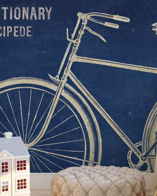 Blueprint Bicycle Scenic Wallpaper