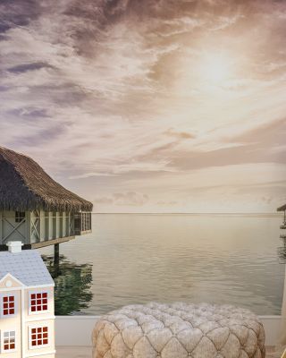 Bungalow Dreams Scenic Wallpaper