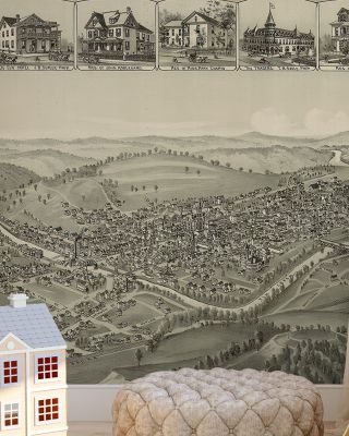 Clarksburg 1897 Scenic Wallpaper