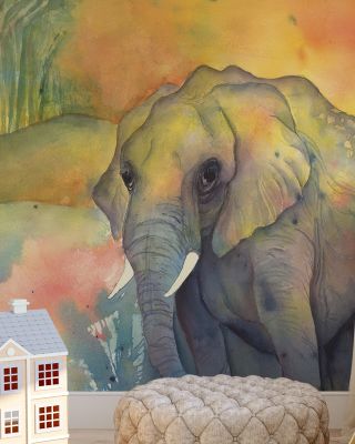 Elephants Scenic Wallpaper