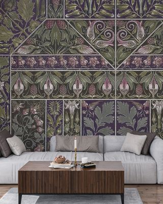Floral Mood Bright Wallpaper