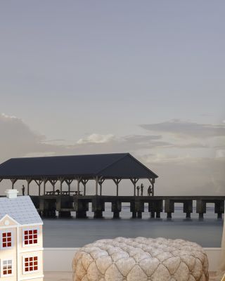 Hanalei Pier Scenic Wallpaper