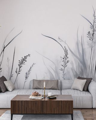 Harmony Gray Abstract Wallpaper