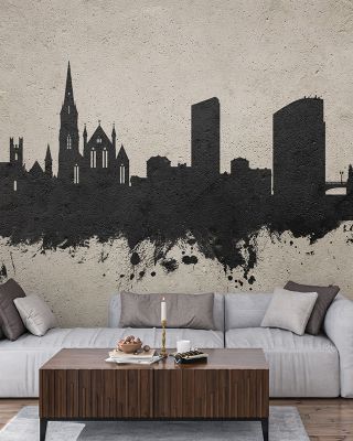 Limerick Ireland Skyline Concrete Wallpaper