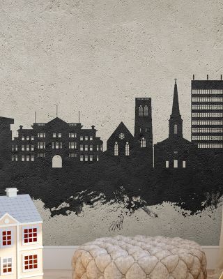 Maidstone England Skyline Concrete Wallpaper