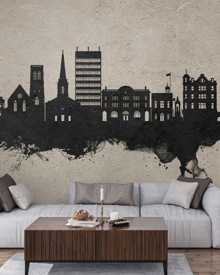 Maidstone England Skyline Concrete Wallpaper