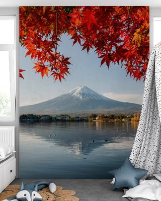 Mount Fuji Fall Scenic Wallpaper