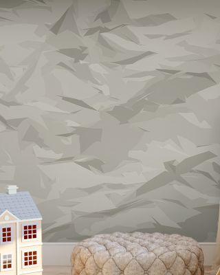 Origami Mountains Abstract Wallpaper