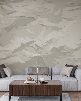 Origami Mountains Abstract Wallpaper