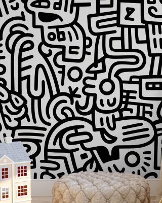 Perfect Doodle Abstract Wallpaper
