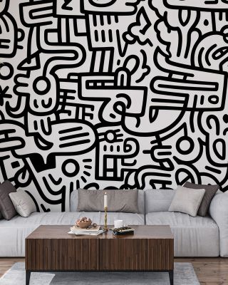 Perfect Doodle Abstract Wallpaper